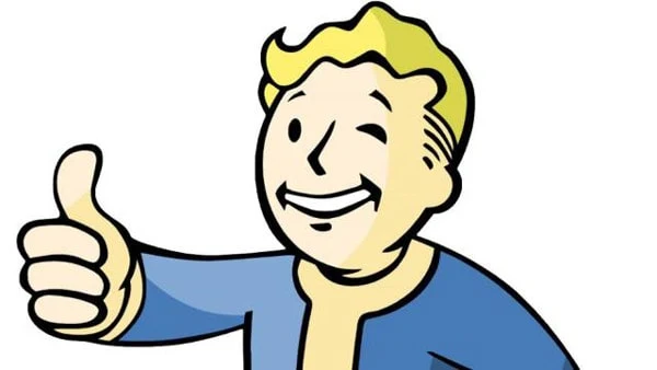 Vault Boy, he is the iconic mascot of the Vault-Tec Corporation in the Fallout video game series.