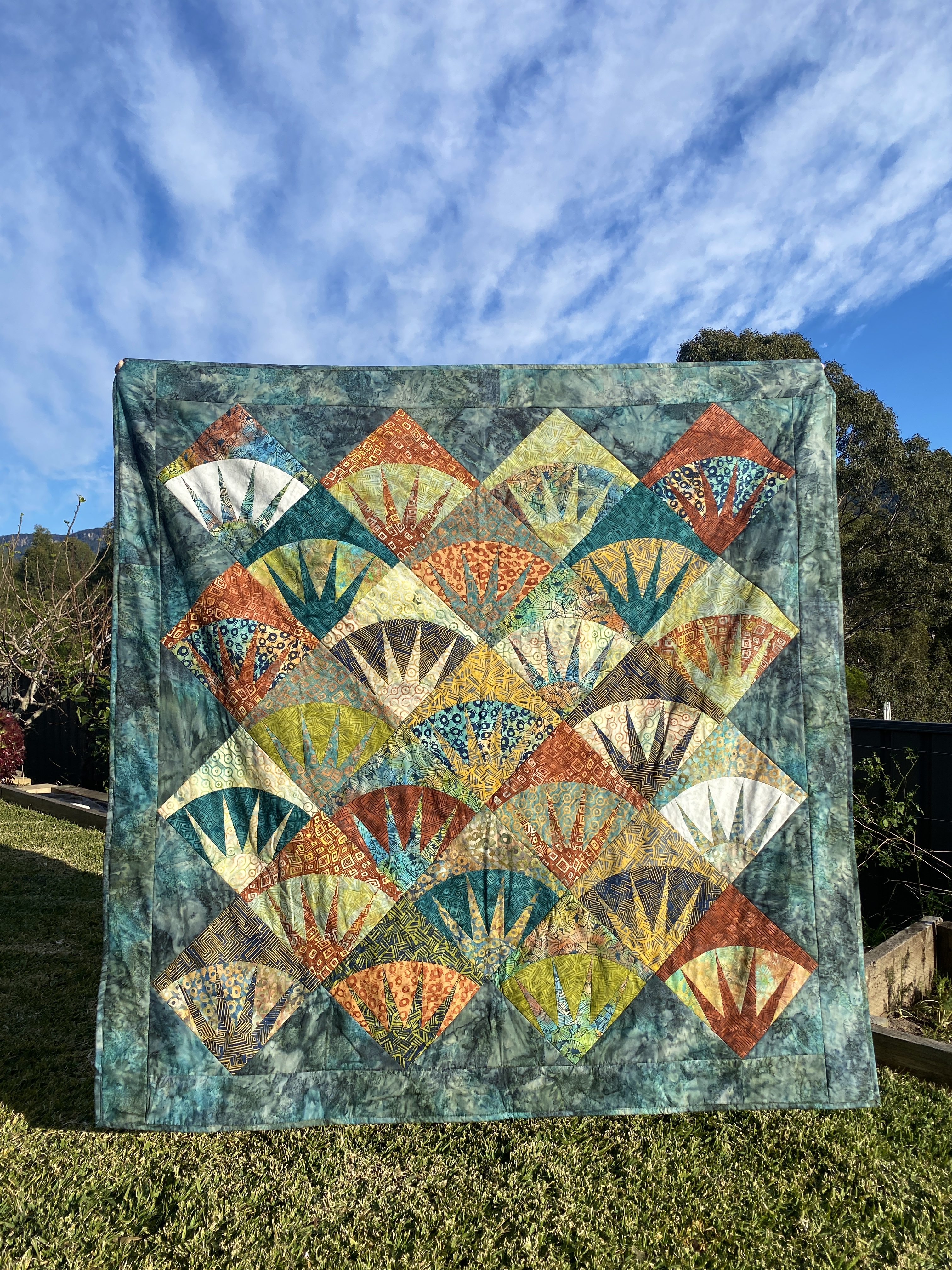 Santorini Beauty Quilt - Samelia's Mum