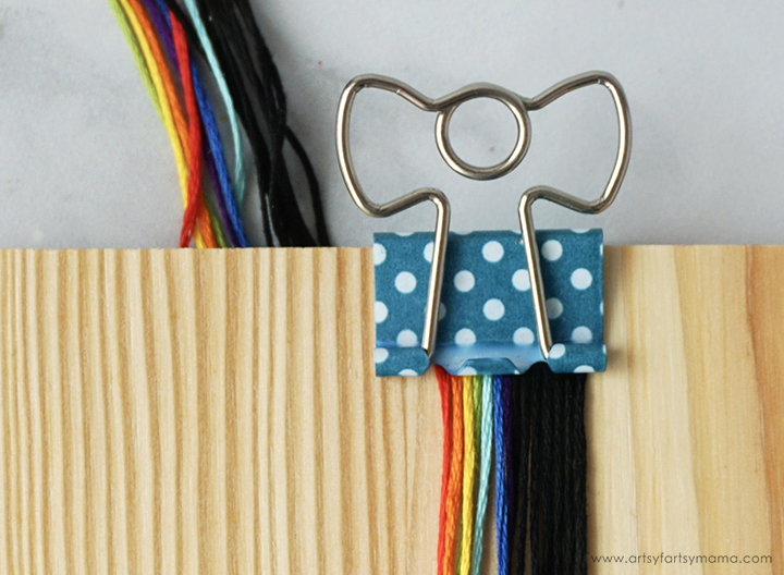 Rainbow Plaid Friendship Bracelet