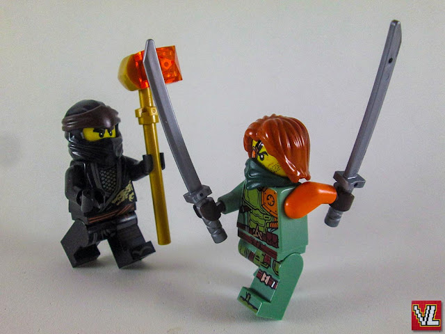 Set LEGO Ninjago Legacy Magazine Gift 112215 Cole vs. Ronin