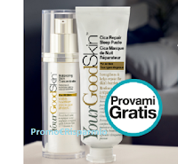 Logo YourGoodSkin CICA Provami gratis : ricevi un buono di pari importo