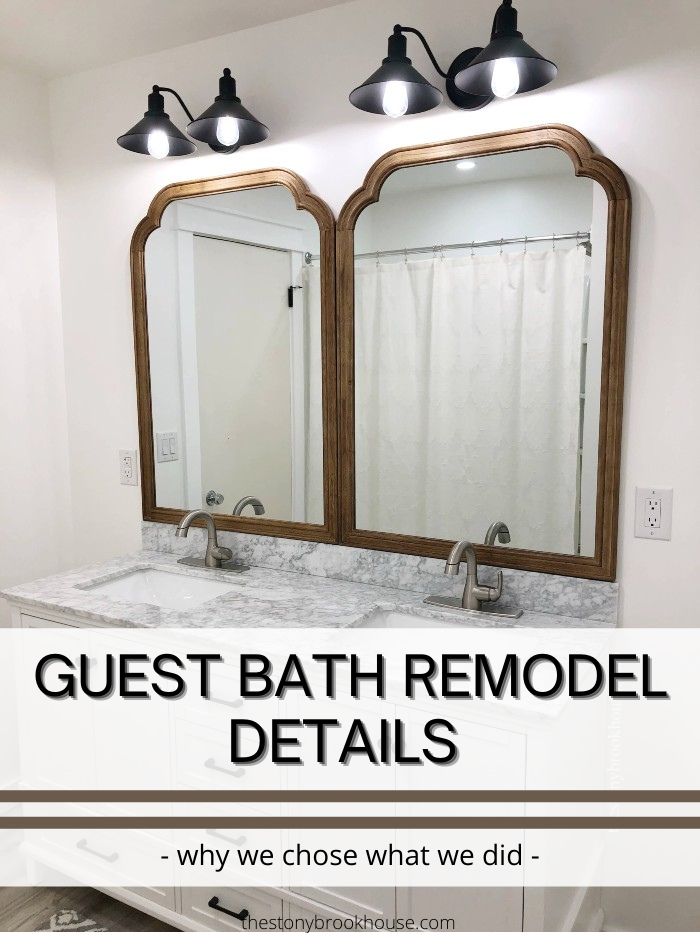 Guest Bathroom Remodel Details