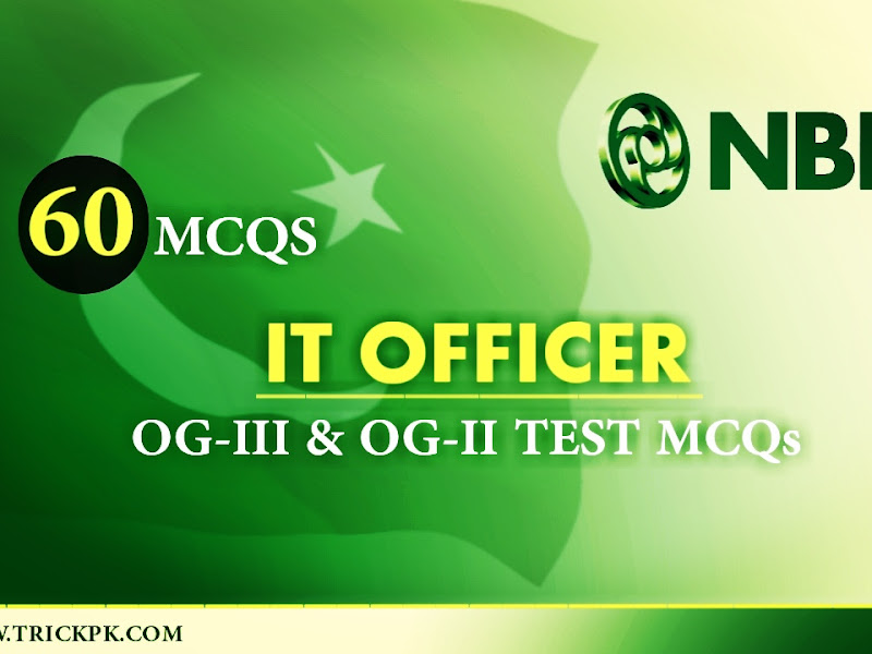 IT Officer Fscpak NBP OG3 and OG2 Paper - Part 3