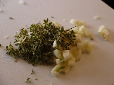 garlic thyme and tarragon