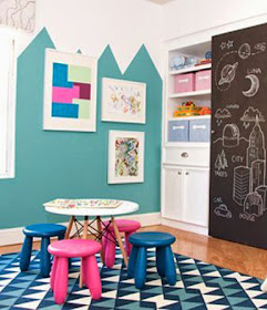 decoração, casa, colorido, tapete.