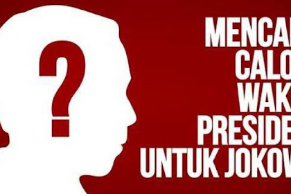 Siapa Yang Akan Menjadi Calon Wakil Presiden Bersama Jokowi?