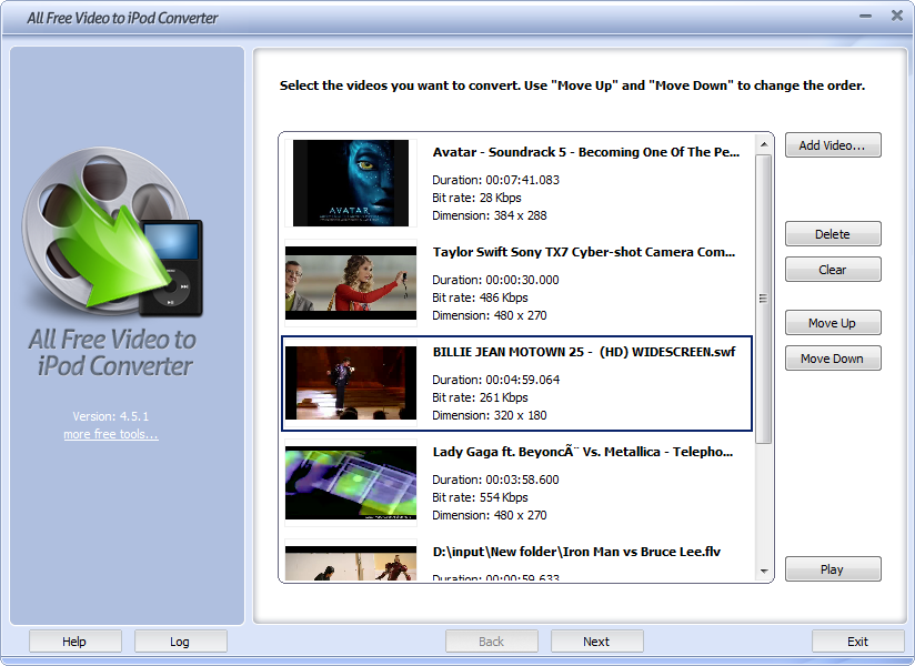 All Free Video to iPod Converter 4.5.7