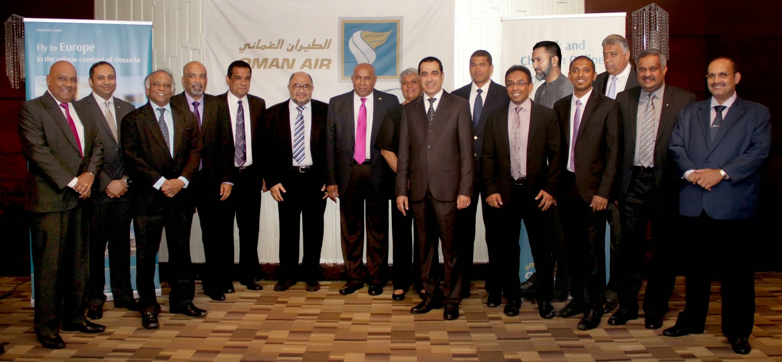 Abdulrahaman Al-Busaidy - Chief Operating Officer, Abdulrazaq bin Juma Alraisi - Chief Commercial Officer, Senior Managers from HDQ, Gihan Karunaratne - Country Manager - Sri Lanka & Maldives with the top performing Sri Lankan agents and the management team of the General Sales Agents.