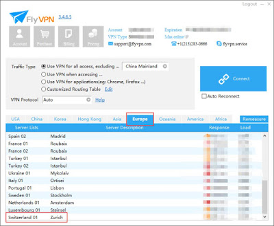 Free Switzerland VPN server