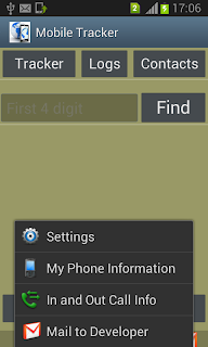 Android Option Menu