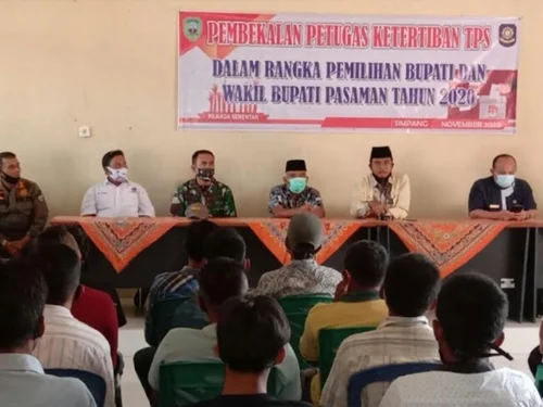 Petugas Ketertiban TPS se-Pasaman Diberi Pembekalan