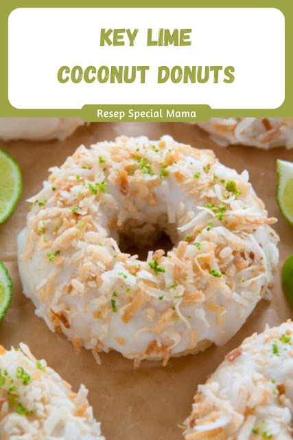 KEY LIME COCONUT DONUTS