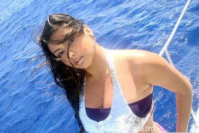 Namitha hot stills in water