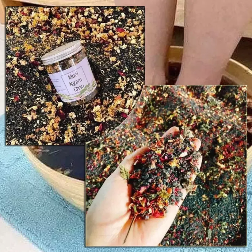 Muối ngâm chân thảo dược