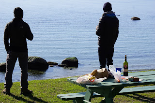 Pique nique au bord de mer