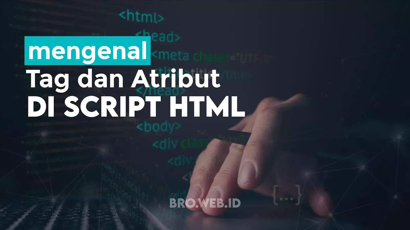 Mengenal Tag dan Atribut di Script HTML, belajar coding pemula