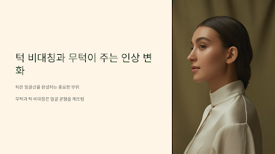 턱 비대칭과 무턱이주는 인상 변화