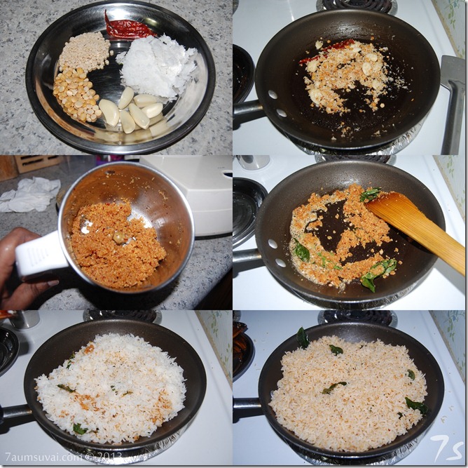 Garlic rice process