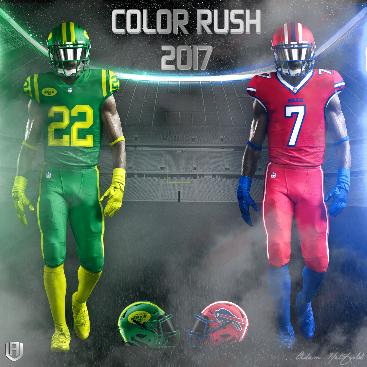 Design Adam S Take On Nfl Color Rush 2017 Touchdown Europe BEDECOR Free Coloring Picture wallpaper give a chance to color on the wall without getting in trouble! Fill the walls of your home or office with stress-relieving [bedroomdecorz.blogspot.com]