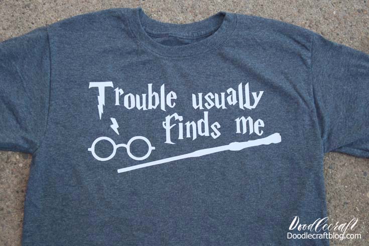 Download Trouble Usually Finds Me Harry Potter Funny Diy Shirt