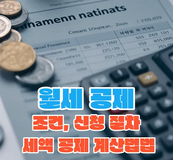 월세 공제 조건, 신청 절차, 세액 공제 계산법