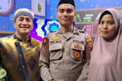 Aipda Tabi'ul Hidayat, Personil Polresta Deli Serdang Tampil Sebagai Qori di Acara Hafizh Indonesia 2023