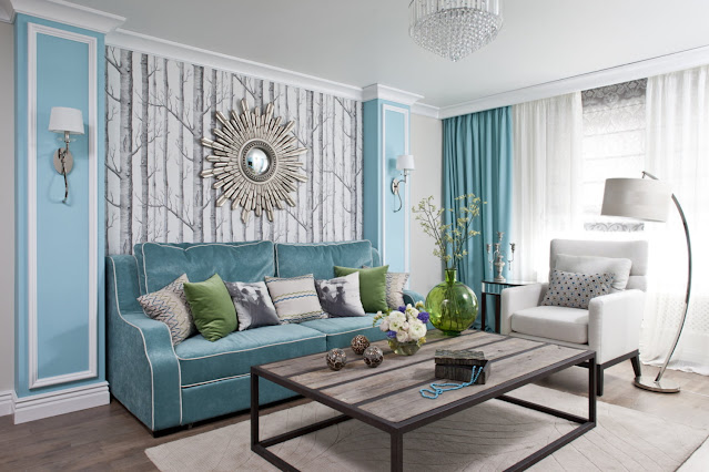 modern grey and blue living room ideas