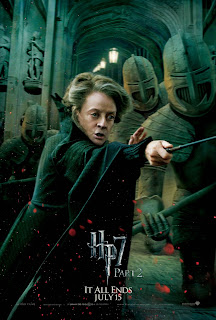 Harry Potter and the Deathly Hallows: Part 2 Character Movie Poster Set - Maggie Smith as Professor Minerva McGonagall