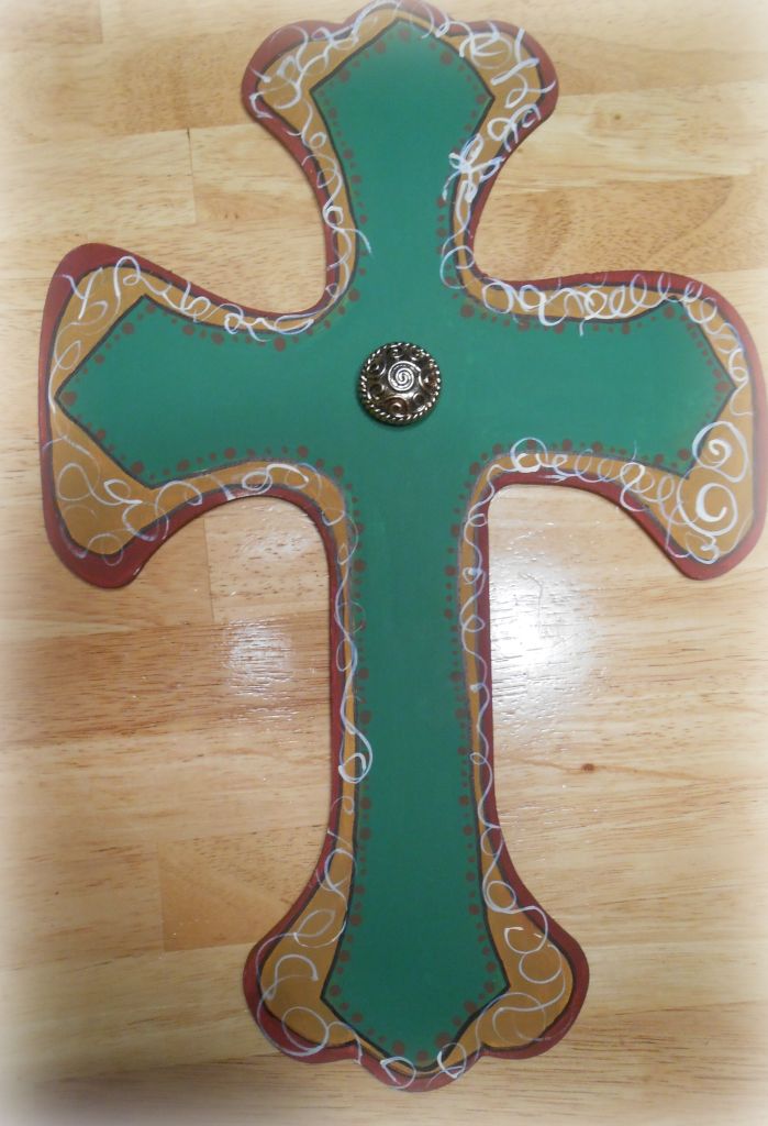 Cathy's Craft Corner: Painted wooden cross