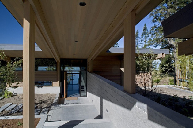  Desain  Rumah  Kabin Modern Kayu  dan  Kaca  Desain  Rumah  