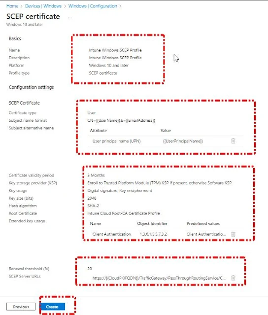 Windows SCEP Profile Settings Review