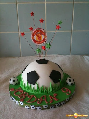 Funny Football Cake