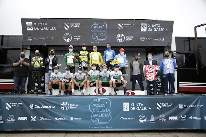 Triunfo final de Alex Martín en la Volta Ciclista a Galicia y exhibición de Patrick Videira en Cariño