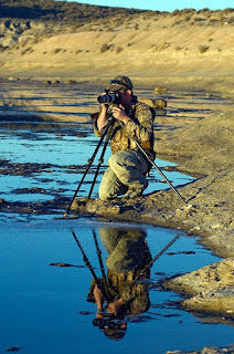 Andy Casagrande National Geographic photographer and filmaker preparing one time lapse