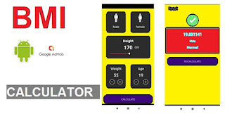 Android BMI Calculator App Free Download