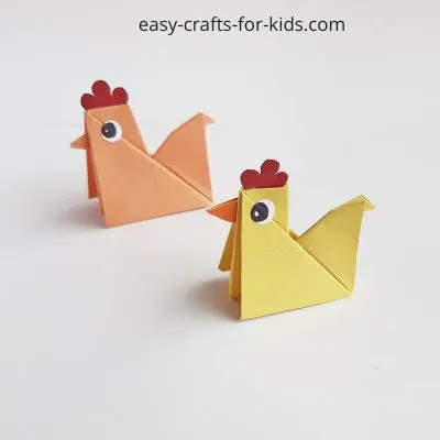 origami chickens