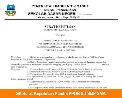 SK PPDB