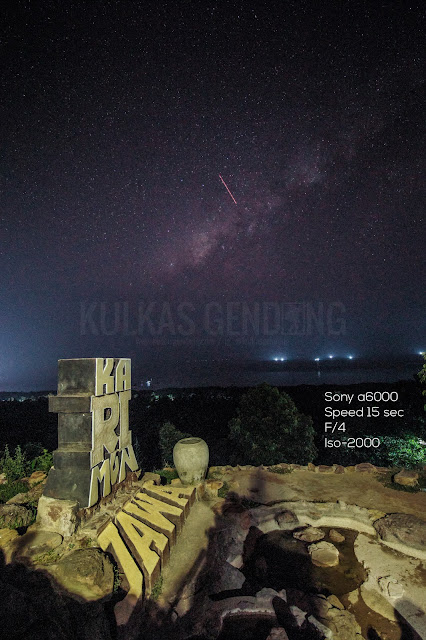 foto milkyway di karimunjawa