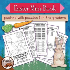 The Puzzle Den - Easter Mini Book for Third Graders