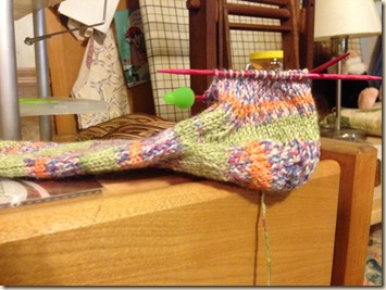 heel & gusset done