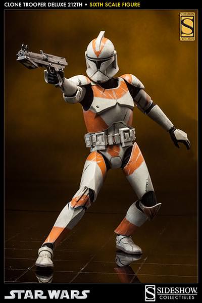 Sideshow Collectibles 1/6 Scale Star Wars 12" Clone Trooper 212th Attack Battalion Figure