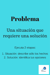 Todo problema puede ser resuelto si se entiende la situación y se ejecuta la solución