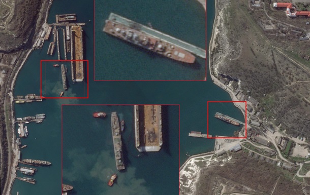 Удар по кораблях: з'явилися супутникові знімки