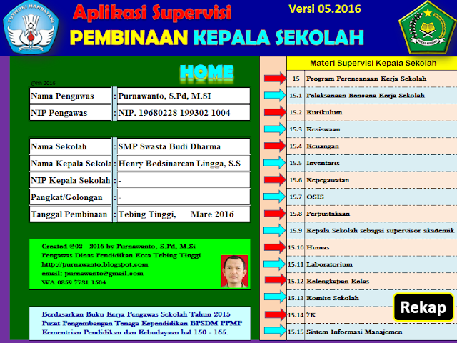 Aplikasi Supervisi Sekolah Terbaru