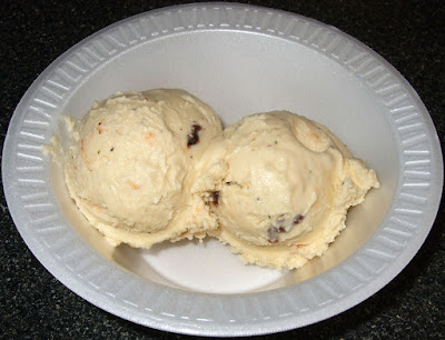 Scoops of ice cream.