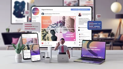 Social Media Mental Health,Digital Wellness Trends,Digital Detox,The Impact of Social Media on Mental Health,Social Media’s Effect on Digital Wellness,Digital Wellness and Social Media,Mental Health