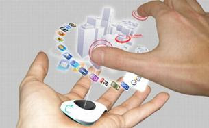  Konsep Ponsel Masa Depan Berbasis Teknologi Holografi Multi-Touch 