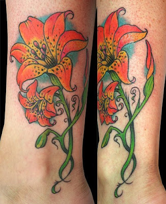 Lily Flower Tattoos