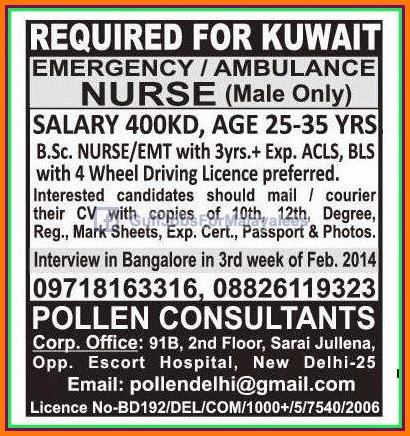 Nurses for Kuwait