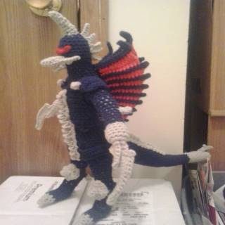 PATRON GRATIS GIGAN GODZILLA AMIGURUMI 30747